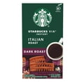 thumbnail image 1 of Starbucks VIA Instant Italian Roast, Instant Coffee, Dark Roast Coffee, 8 Packets, 1 of 9