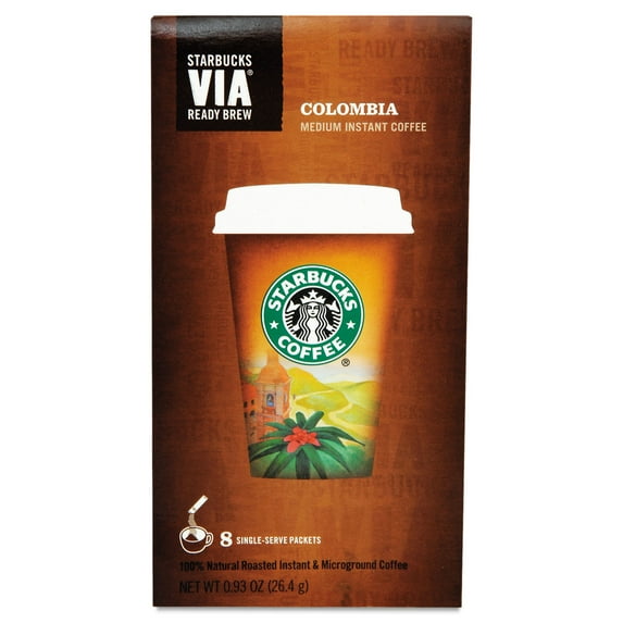 Starbucks VIA Ready Brew Coffee Colombia 8/Box 11019881