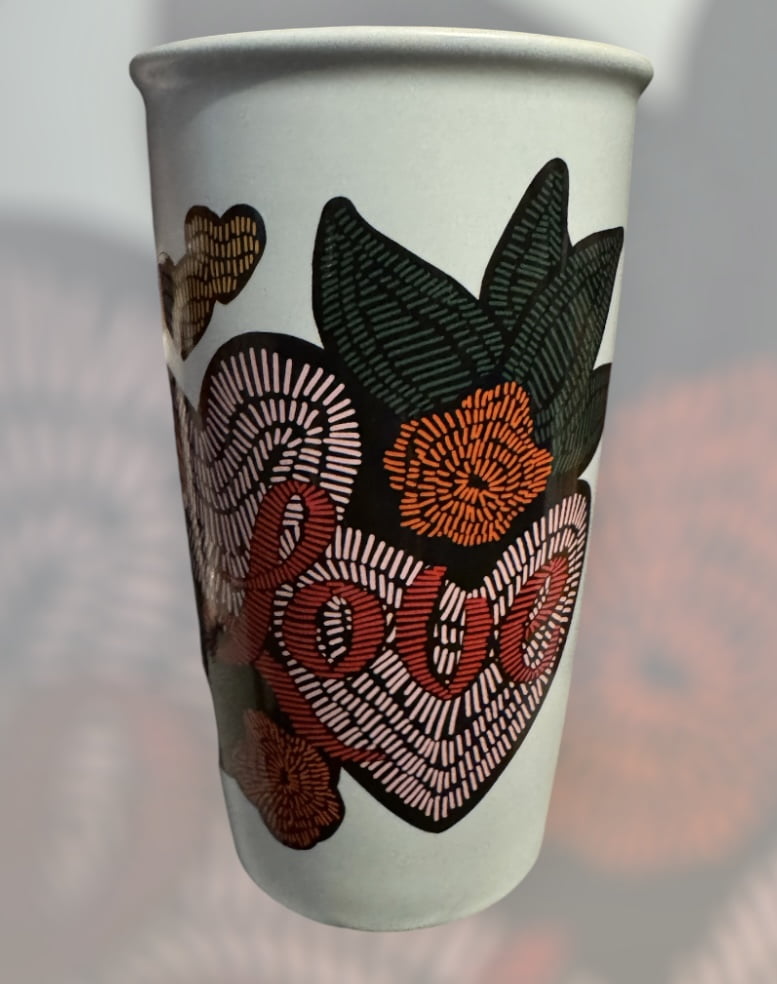 21-1 longitude 18-2 latitude coffee mug Custom 16 oz. Ceramic Bistro LazerMug main image 0