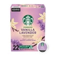 thumbnail image 1 of Starbucks Vanilla Lavender, Hot or Iced Coffee, Flavored K-Cup Coffee Pods, 22 Count​, 1 of 9