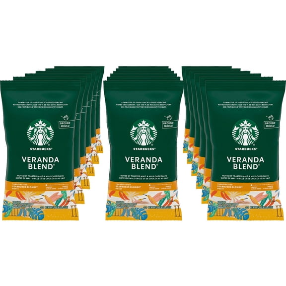 Starbucks Veranda Blend Coffee - Blonde - 2.5 Oz - 18 / Box