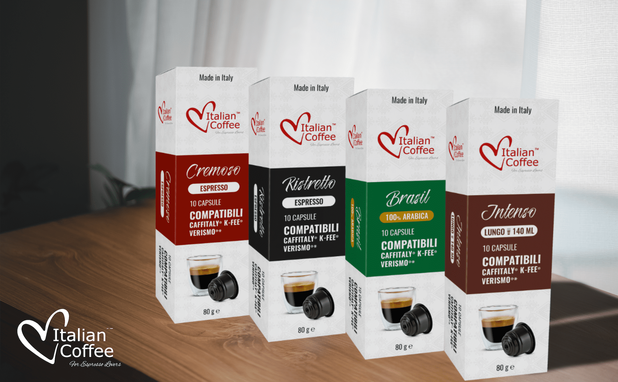 Starbucks Verismo, Caffitaly, CBTL, k-fee Compatible Capsules, Sampler Pack 40 Count, no Decaf