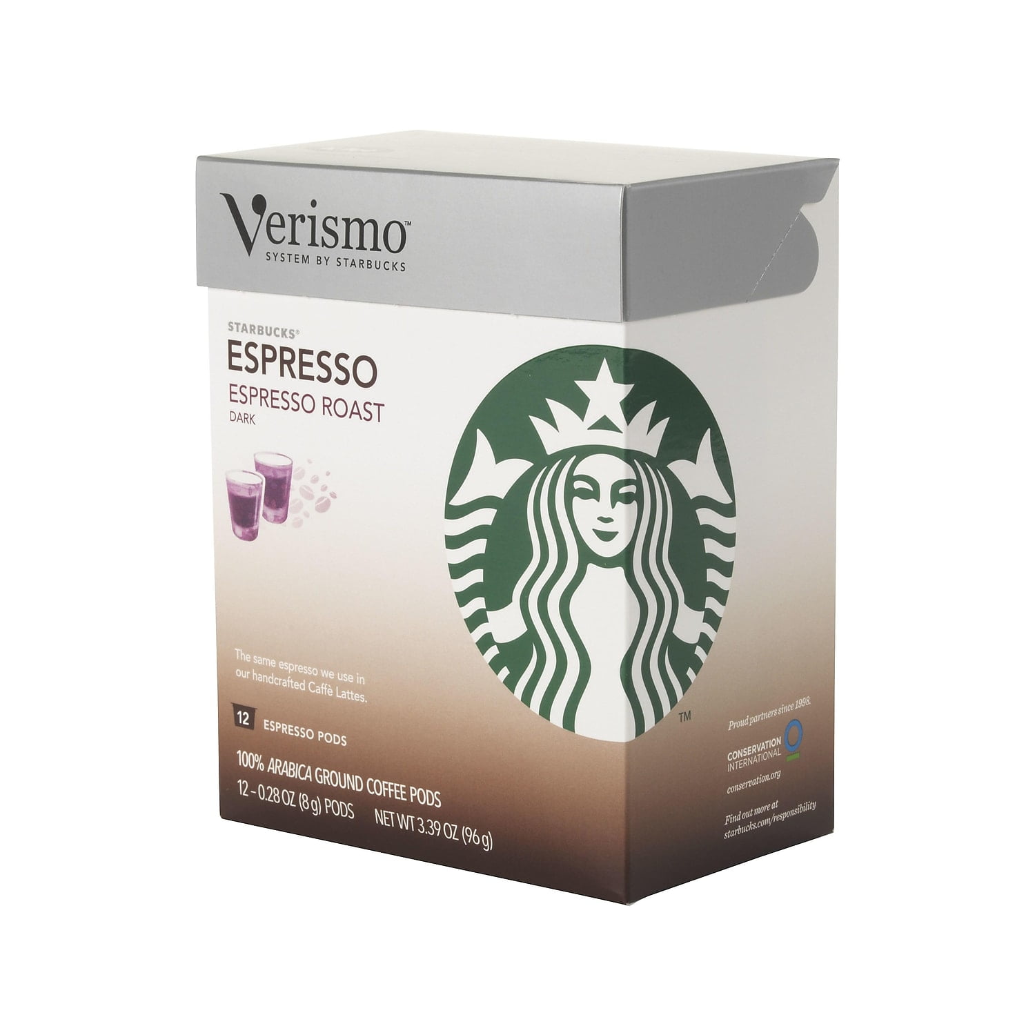 Starbucks Verismo Espresso Roast Espresso Pods (24 Count)