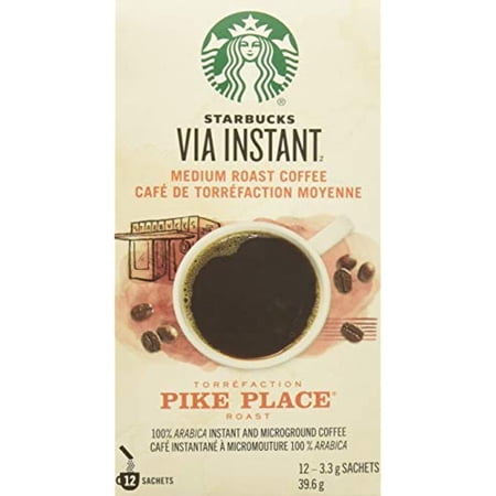 Starbucks Via Ready Brew Pike Place Roast Coffee 12 Count