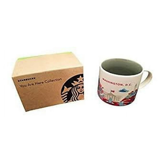 Starbucks Washington D.C. You Are Here Collection Ceramic Coffee Mug (14 Ounce with Gift Box)