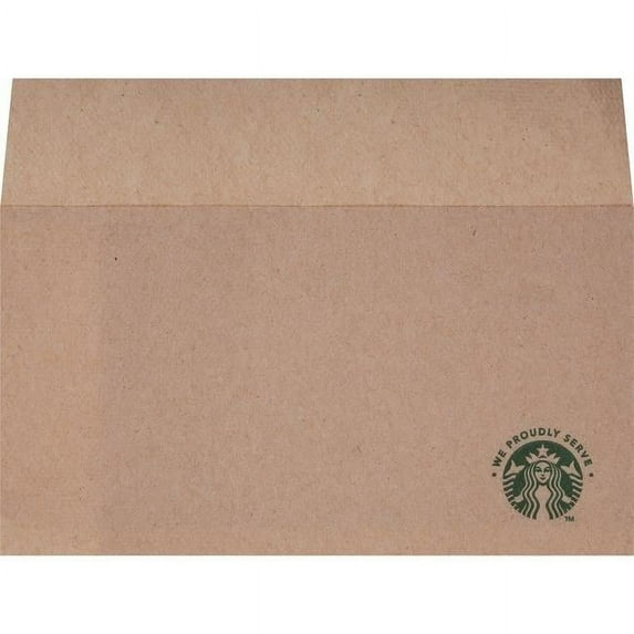 Starbucks SBK12421257 We Proudly Serve Branded Napkins - Tan - Pack of 6000
