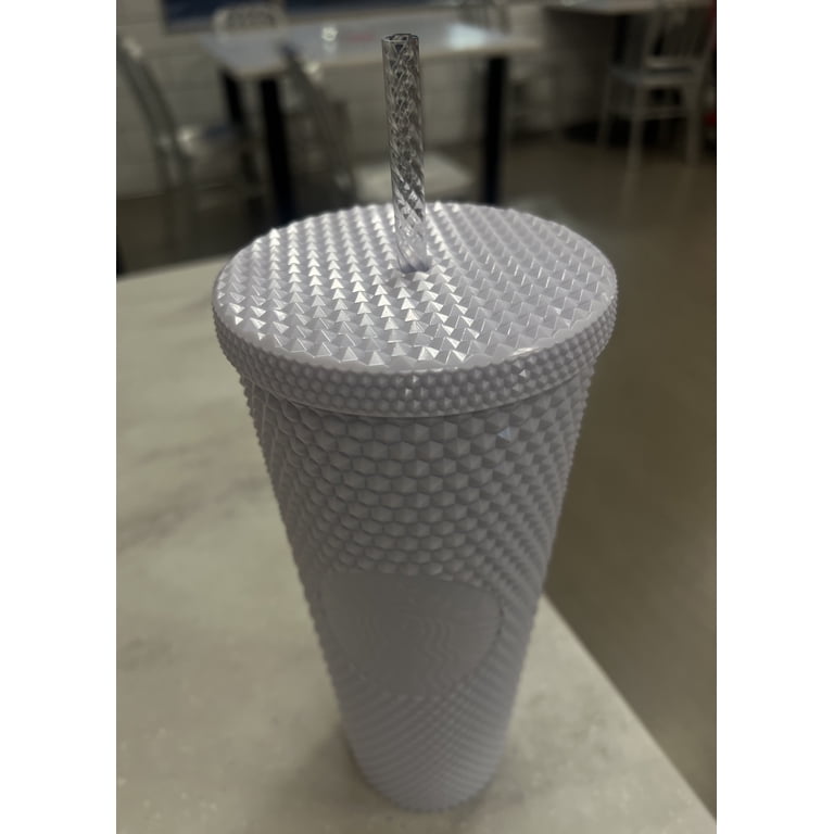 Starbucks White Bling Cold Cup 24OZ Studded Siren Core Holiday