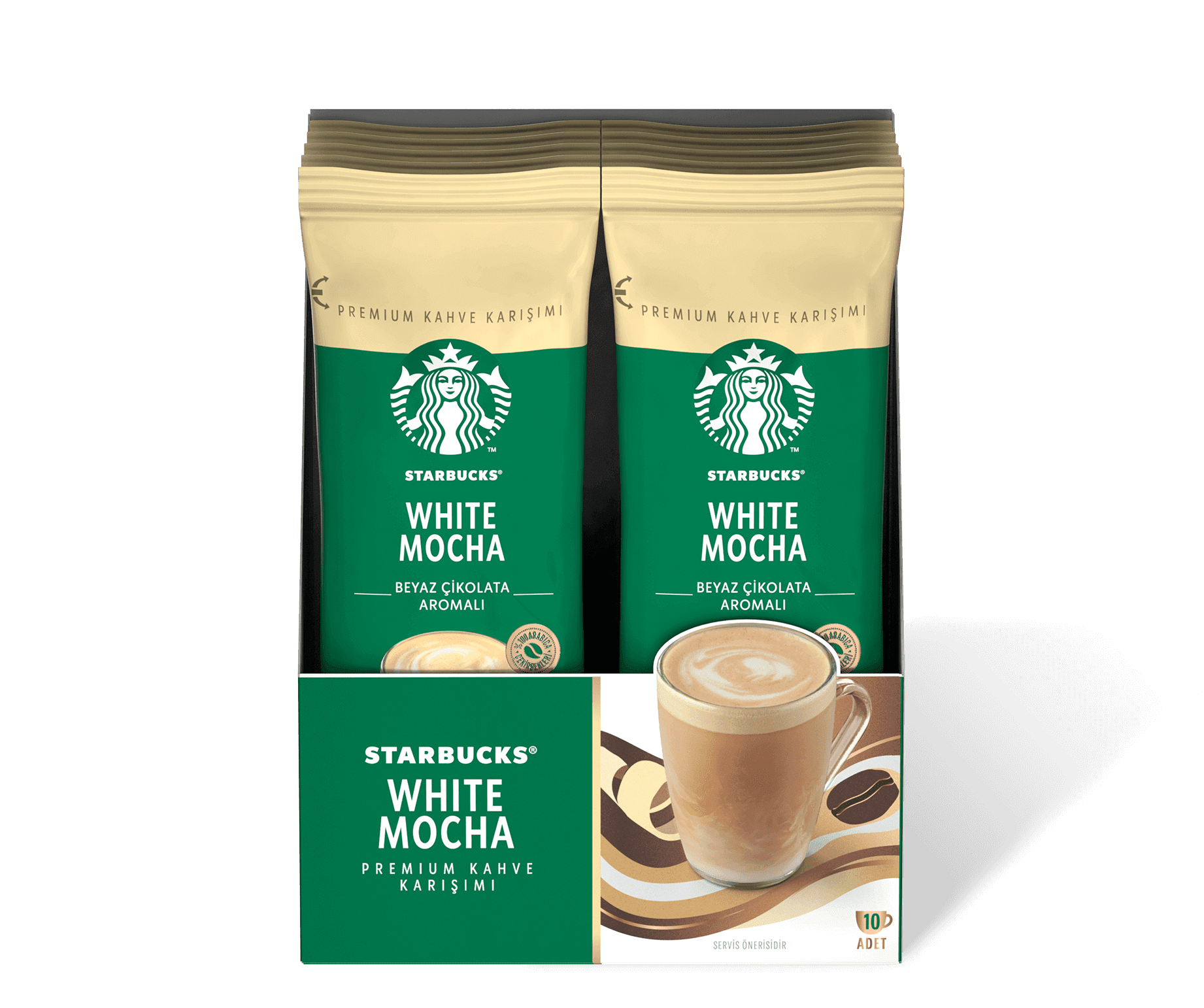 Starbucks White Mocha Premium Coffee Mix 10 pcs 24 G