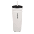thumbnail image 1 of Starbucks White Soft Touch SS Cup Twist & Seal Leakproof Vacuum Sealed, 24 oz, 1 of 3