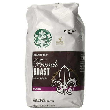 Starbucks French Roast Whole Bean Coffee 2.5 Pounds