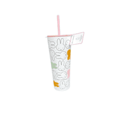 Starbucks X Miffy Limited Edition 26oz Stainless Steel Cold Cup with Straw New
