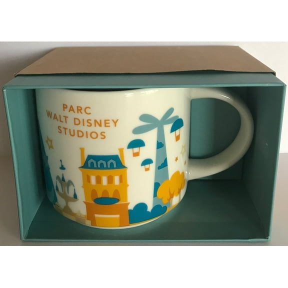 Starbucks You Are Here Disneyland Paris Parc Walt Disney Studios Coffee Mug New