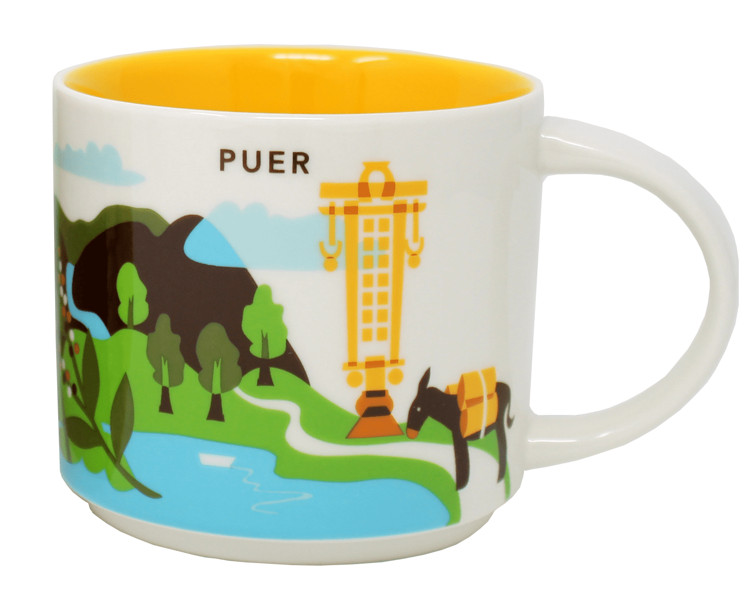 スターバックス You Are Here Collection Starbucks You Are Here Series Puer Ceramic Mug, 14 Oz - Walmart.com