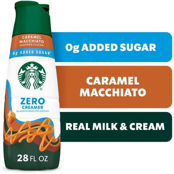 Starbucks Caramel Flavored Zero Creamer, 28 fl. oz. Bottle 28 fl oz