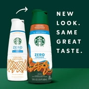 Starbucks Zero Grams Added Sugar, Caramel Flavored Coffee Creamer, Inspired by Caramel Macchiato 28 fl oz