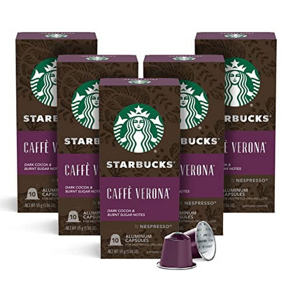 Starbucks by Nespresso Dark Roast CaffÃ¨ Verona Coffee (50count single