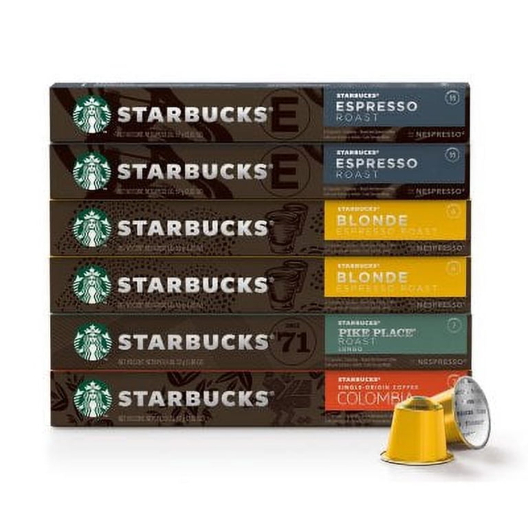 Starbucks by Nespresso Favorites, Variety Pack (60 ct.) - Walmart.com