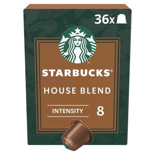 Starbucks by Nespresso House Blend, 36 pods per pack, British Import (Pack of 3)