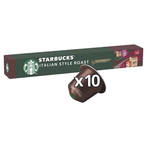 Starbucks by Nespresso Italian Roast Pods, 10 pods per pack, British Import (Pack of 3)