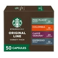 Starbucks by Nespresso Original Line, Intense Variety Pack, 50count