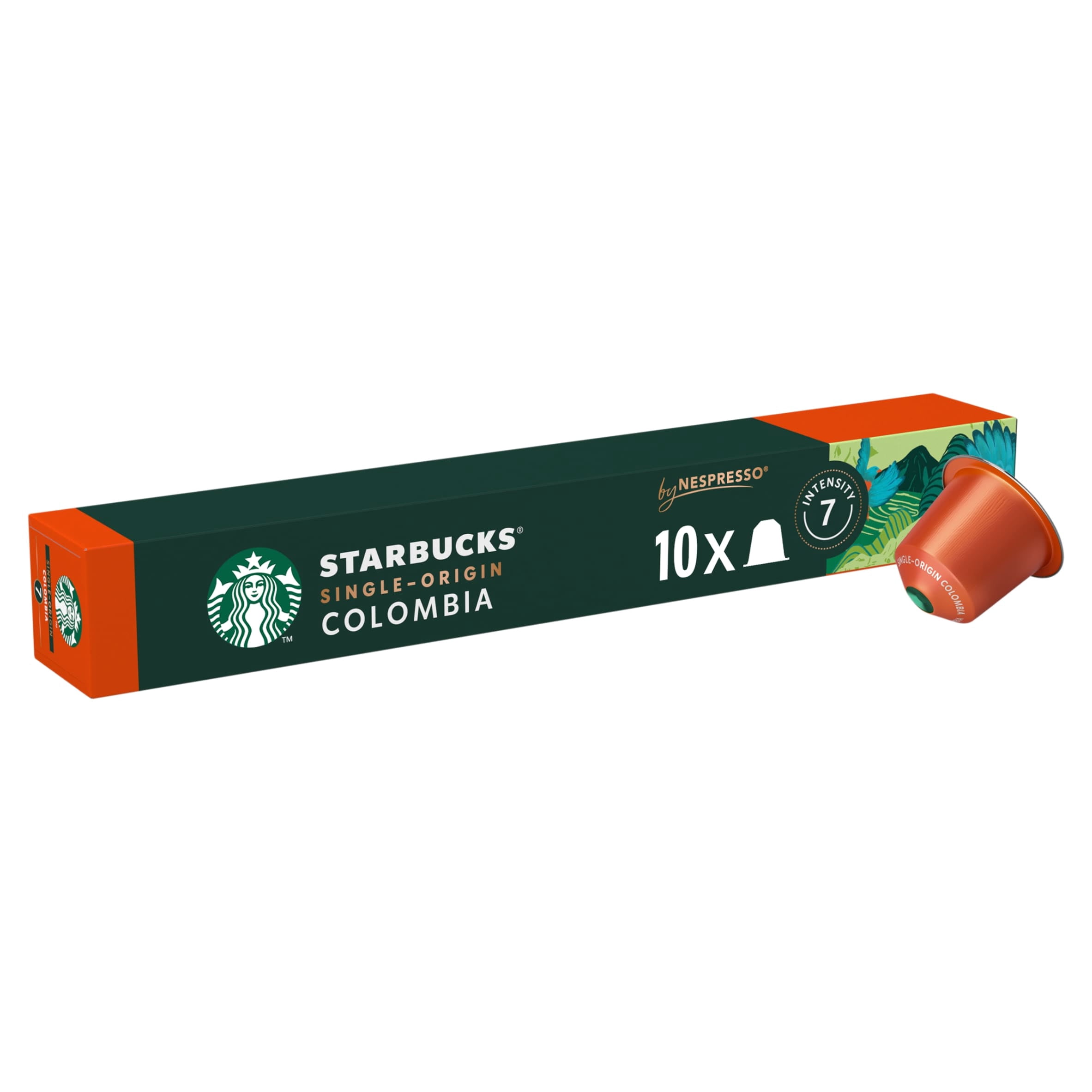 Starbucks by Nespresso Single-Origin Colombia Espresso Coffee Pods x10 57g, Imported from Britain