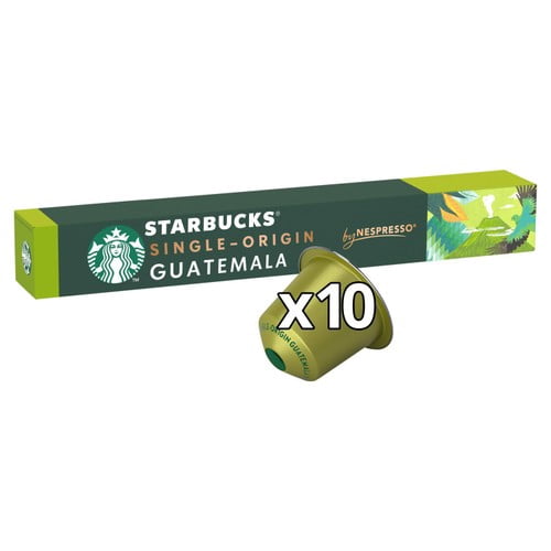 Starbucks by Nespresso Single Origin Guatemala Pods, 10 pods per pack, British Import (Pack of 3)