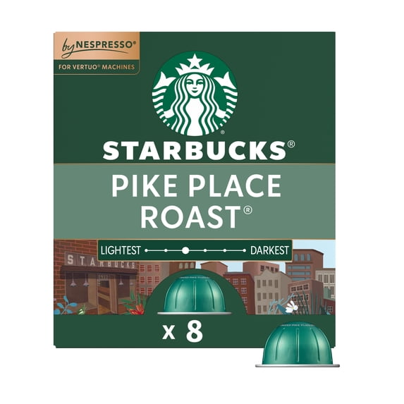 Starbucks by Nespresso Vertuo Line Pods, Coffee Variety Pack, 40ct