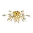 thumbnail image 1 of Starburst 12-Light Semi Flush in Polished Gold, 1 of 2