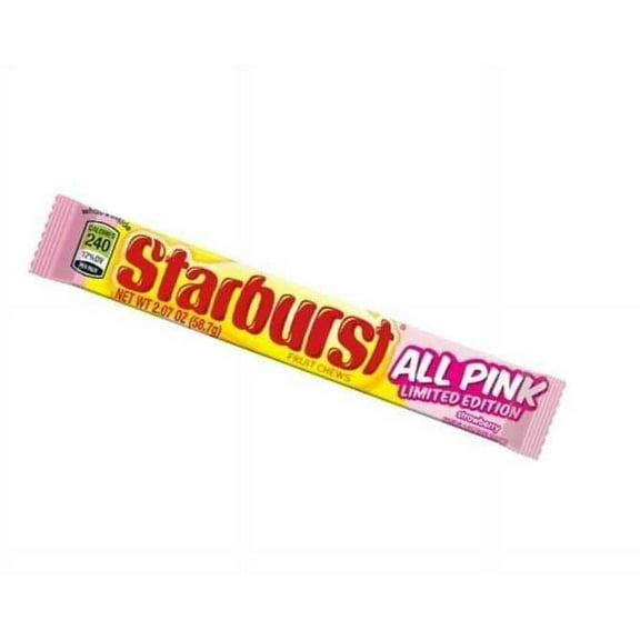 Starburst ALL PINK 24ct Case Candy Set FREE SHIPPING
