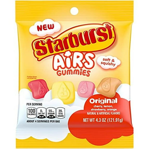Starburst Airs Original Gummy Candy, 4.3 Oz | CVS (Pack of 24)