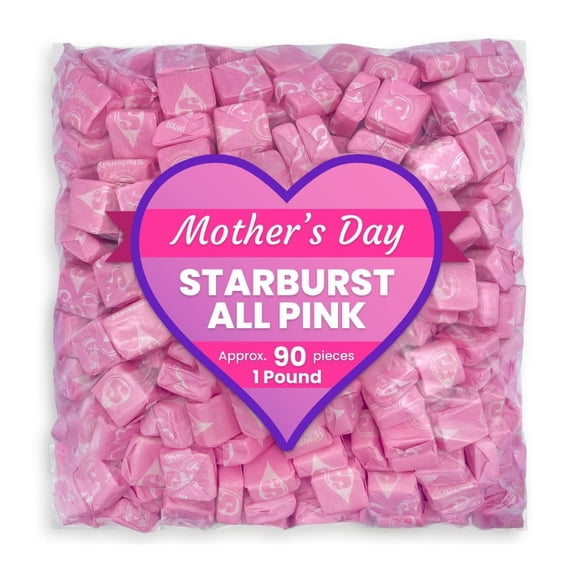 Starburst All Pink Fruit Chews, Individually Wrapped, Bulk Value Pack - 1 lb