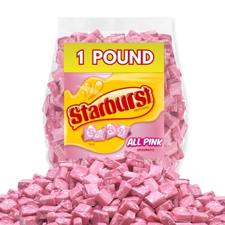 Starburst All Pink Fruit Chews, Individually Wrapped, Bulk Value Pack - 5 lb