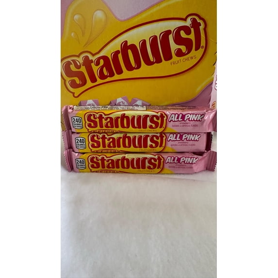 Starburst All Pink Strawberry Limited Edition 2.07oz (3 Pack)