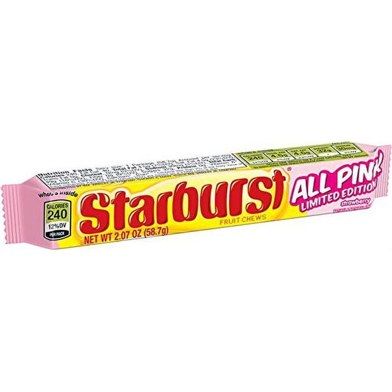 Starburst All Pink Strawberry Limited Edition 2.07oz (3 Pack)