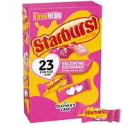 Starburst FaveReds Chewy Candy Valentine Gift Exchange Fun Size, 23 Count, 8.11 oz Box