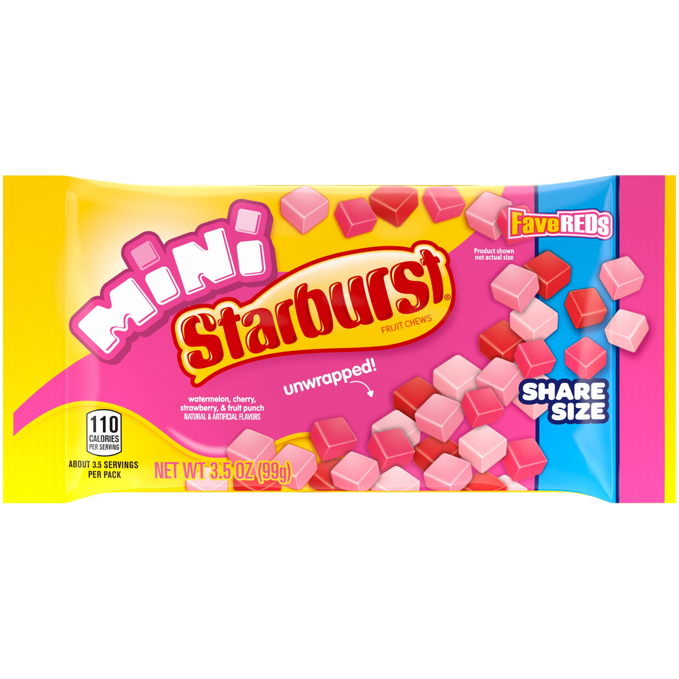 Starburst Favered's Minis Size Fruit Chews Gummy Candy - 3.5 oz