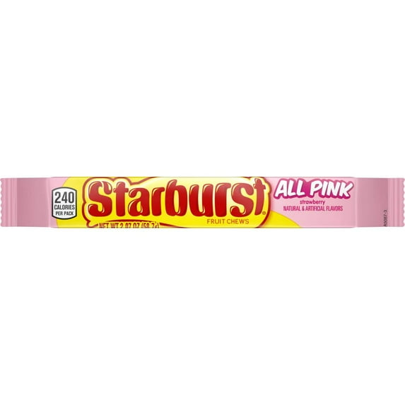 Starburst Fruit Chews, Strawberry, 2.07 Oz, (Pack of 2)