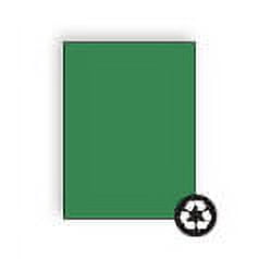 Starburst® Green Colored Card Stock, 8.5" x 11", Brightly Colored Sulphite, Acid Free, Recycled 24-lb Vellum Finish - Box of 500 Card Stock