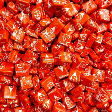 Starburst Orange Chewy Candy - 1 LB, Single Flavor Soft Starburst Original Fruit Chews Candy, Individually Wrapped Bulk Candies, 16 Oz