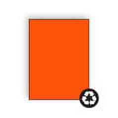 Starburst® Orange Colored Letterhead, 11" x 17", Brightly Colored Sulphite, Acid Free, Recycled 24-lb Vellum Finish - Box of 500 Letterhead