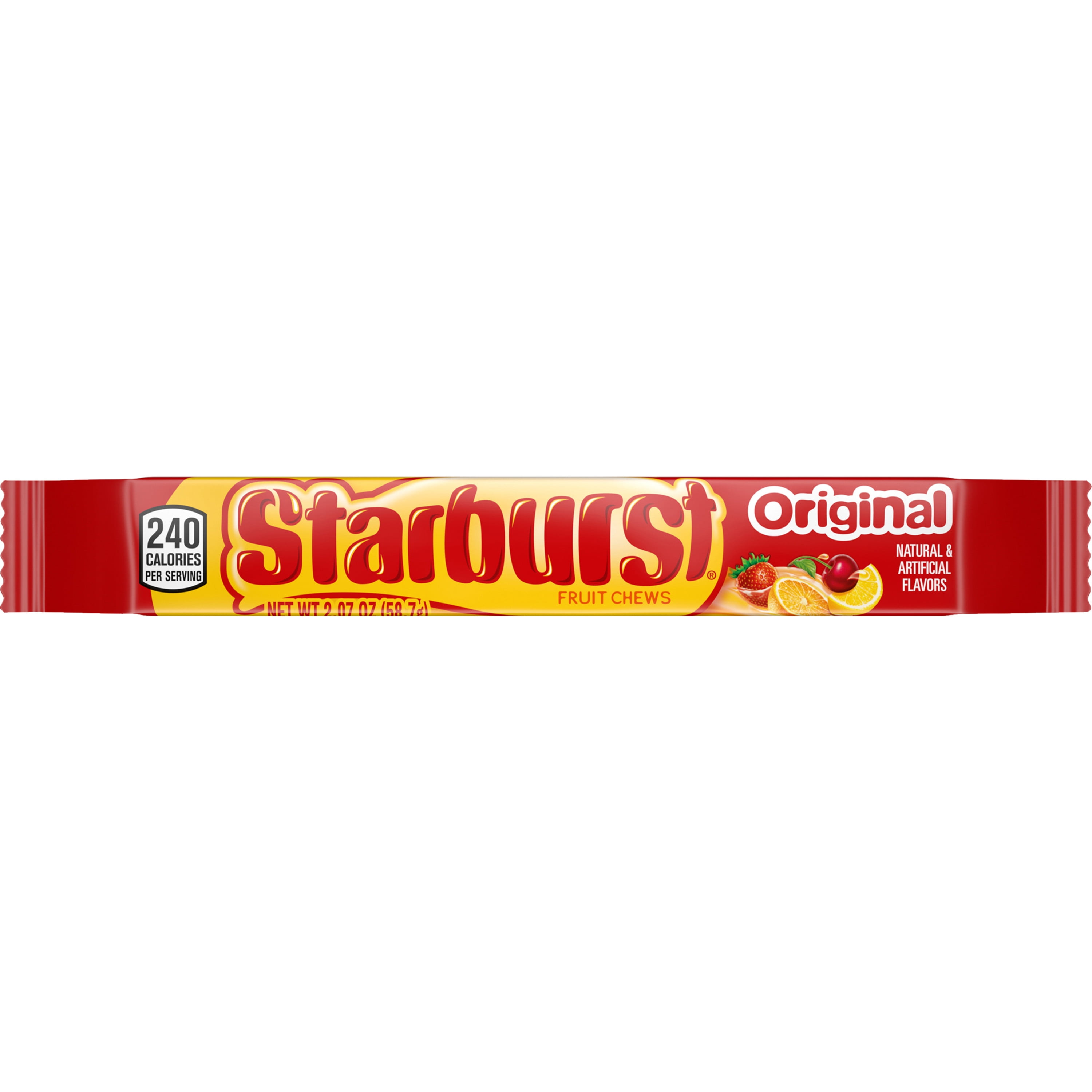 Starburst Original Fruit Chews Chewy Candy, Full Size - 2.07 oz