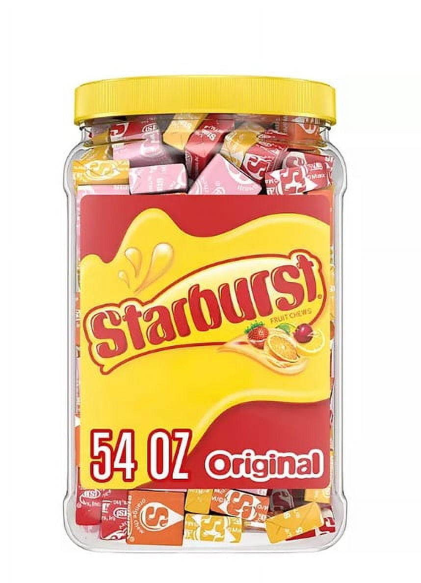Starburst Original Fruity Chewy Candy Bulk Jar (3lbs 6oz)
