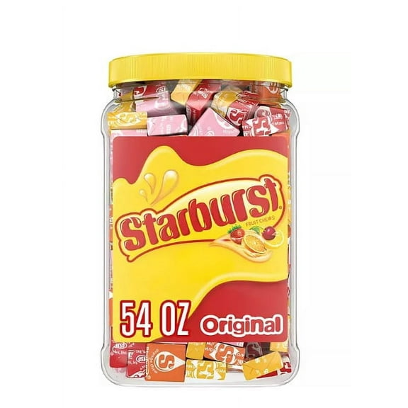 Starburst Original Fruity Chewy Candy Bulk Jar (3lbs 6oz)