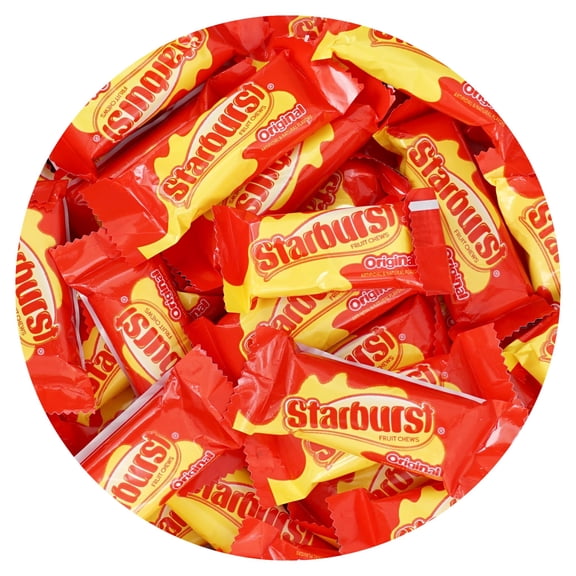 Starburst Original Fun Size Chewy Candy, 4 Pound Bulk Bag, 2 in 1 Pack, Individually Wrapped Candy