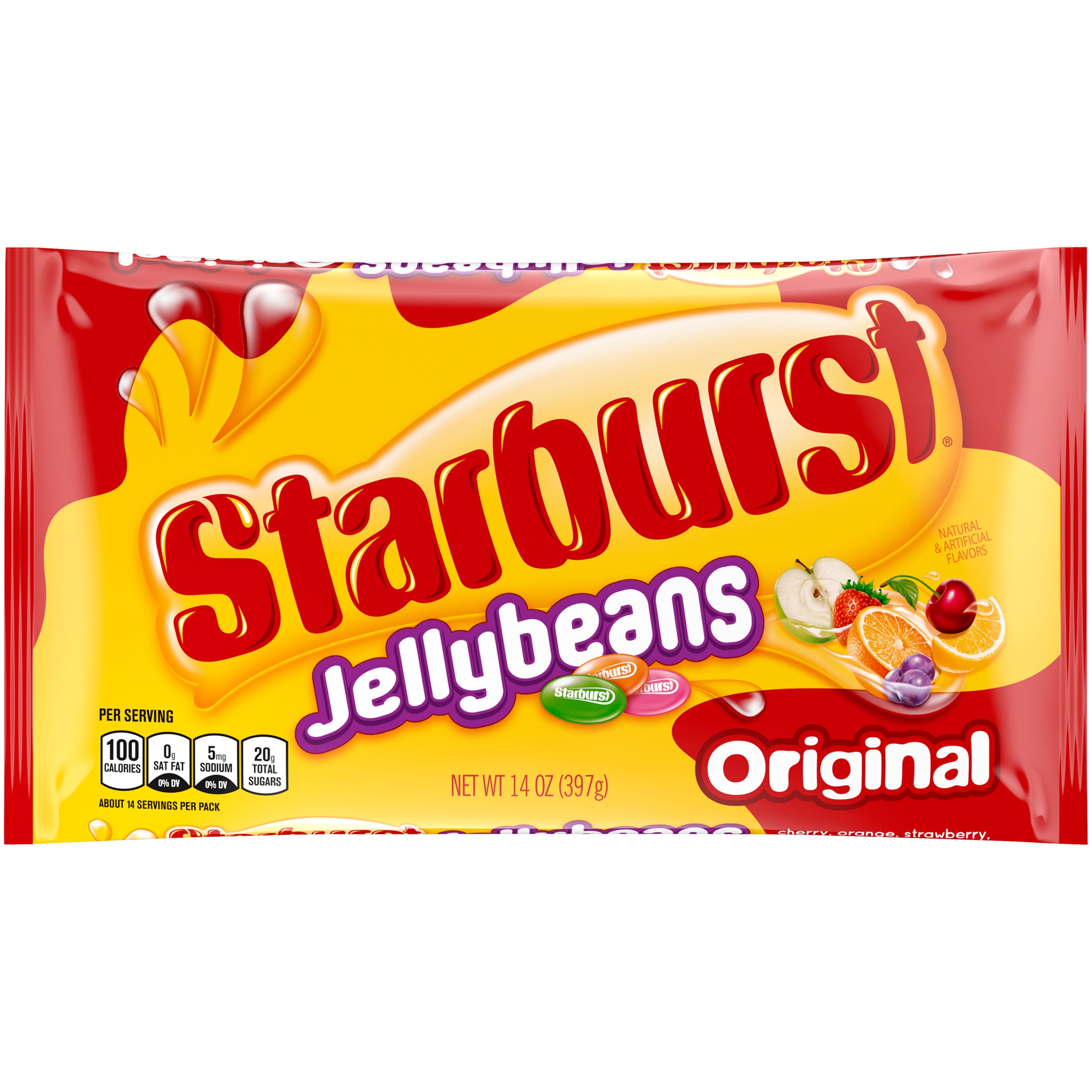 Starburst Original Jelly Beans Chewy Candy - 14 oz Bag - Walmart.com