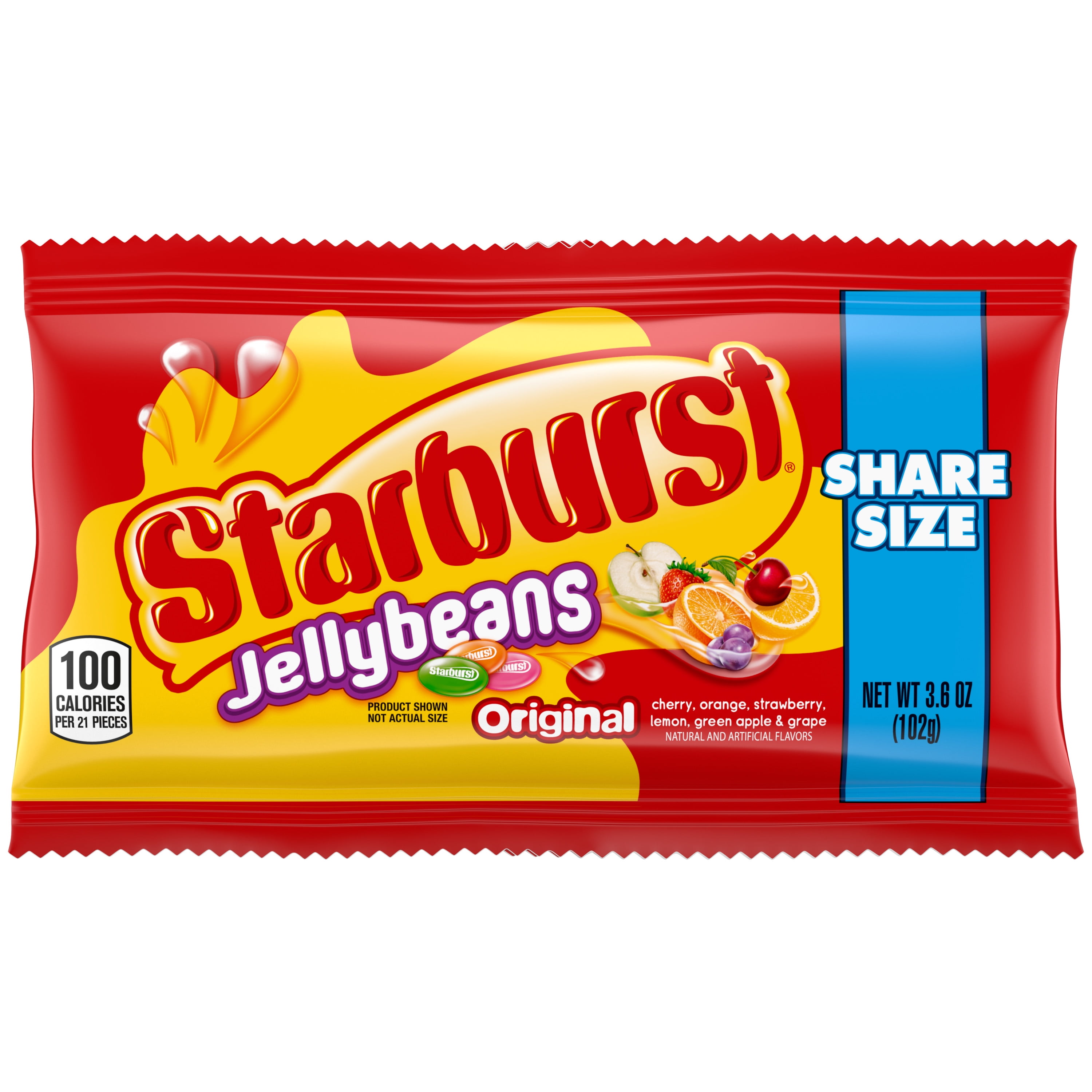 Starburst Original Jelly Beans Chewy Candy, Share Size - 3.6 Oz Bag