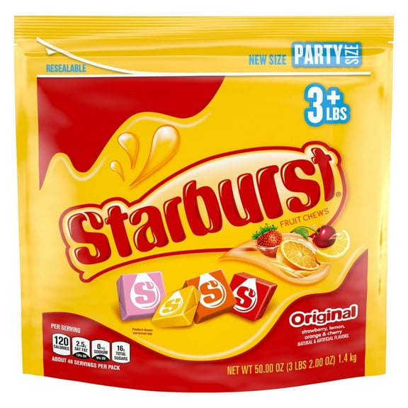 Starburst Original Party Size Chewy Candy - 50oz