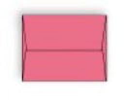 Starburst® Pink Announcement A-2 Envelopes, 4-3/8" x 5-3/4", Recycled 24 lb Brightly Colored Sulphite, Vellum Finish, Acid Free, Side Seams, Square Flap - Box of 500 Envelopes