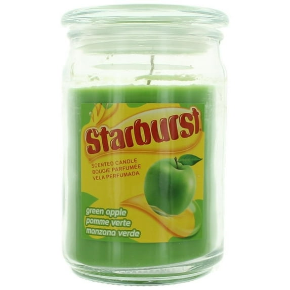 Starburst Scented Candle 16 oz Jar - Green Apple
