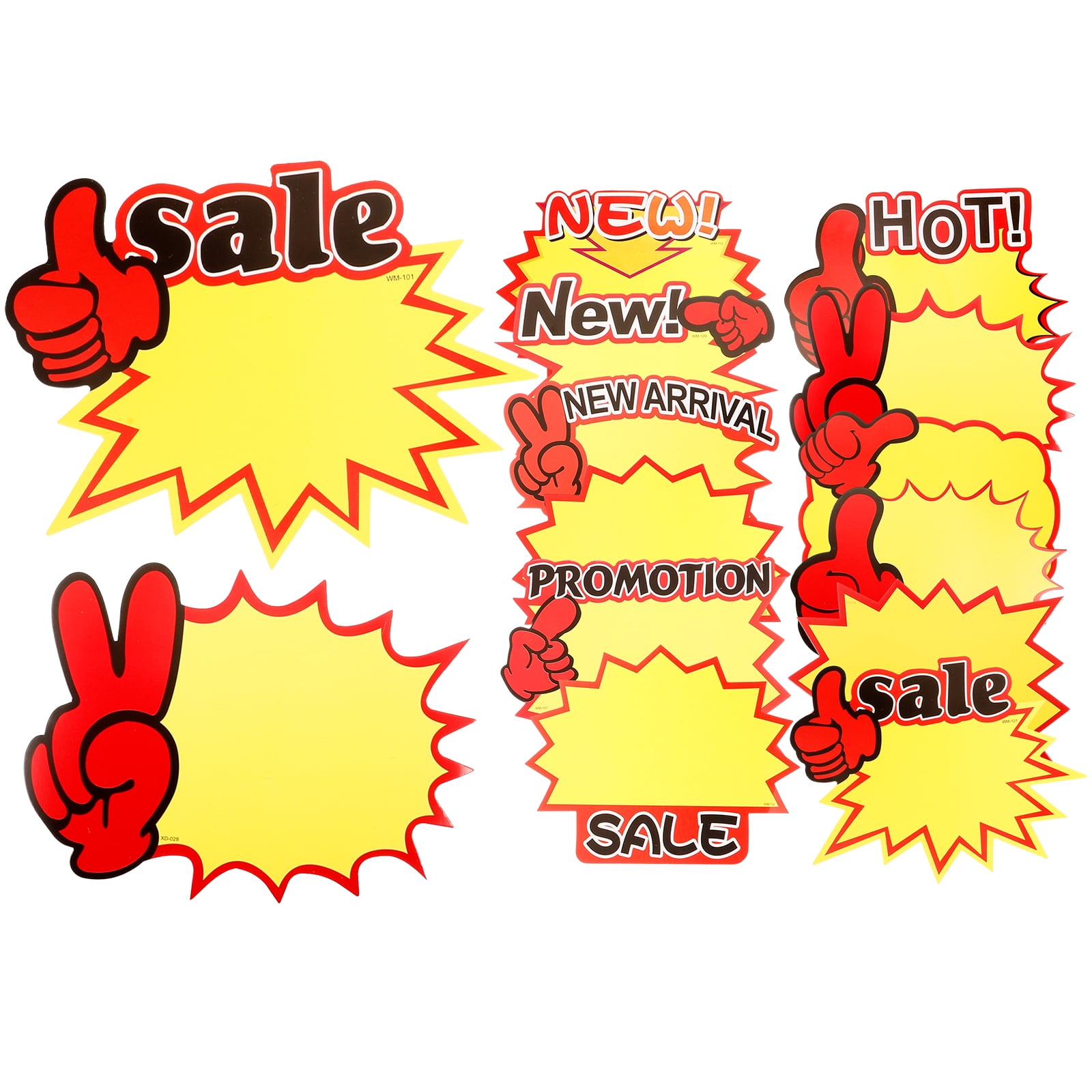 Starburst Signage 120 Pcs Sale Tags for Fundraising Labels Stickers ...